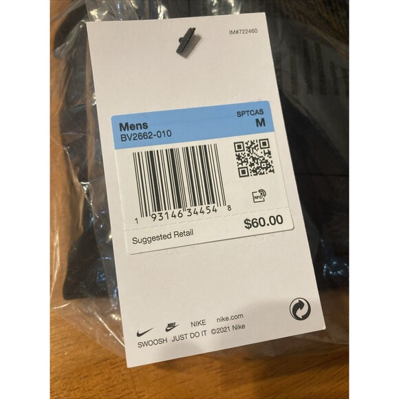 Nike Club Fleece Crewneck Sweatshirt Black Men Size MEDIUM BV2662-010 New - Picture 5 of 5